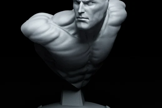Silver Surfer Bust — Marvel 3D model