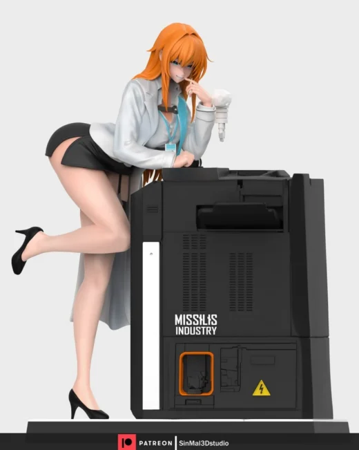 Maxwell Researcher — Goddess of Victory: Nikke 3D model