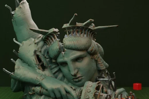Statue of Liberty Dice Roller — Original Design 3D model