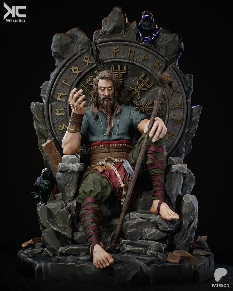 Tyr — God of War 3D model