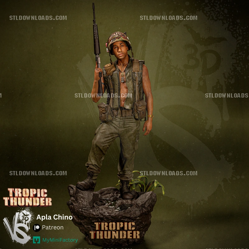 Alpa Chino — Tropic Thunder 3D model