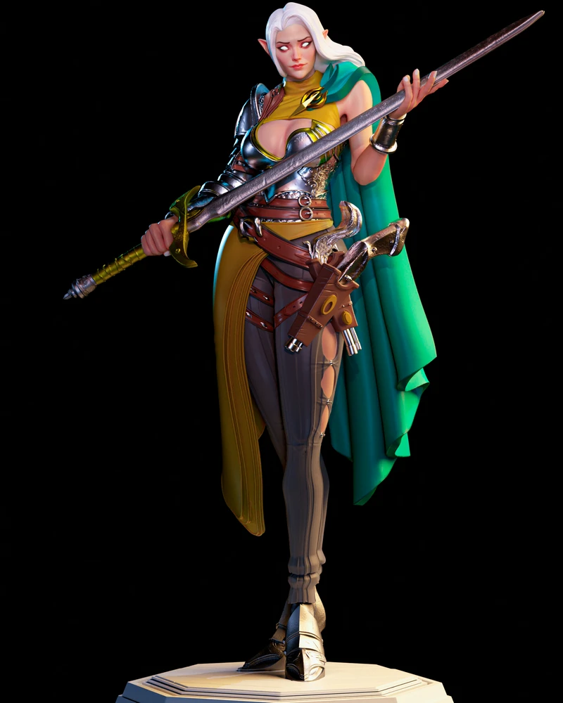 Elf Girl — Original Character 3D model