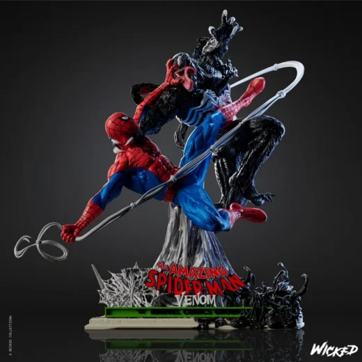 Venom and Spider-Man Diorama — Marvel 3D model