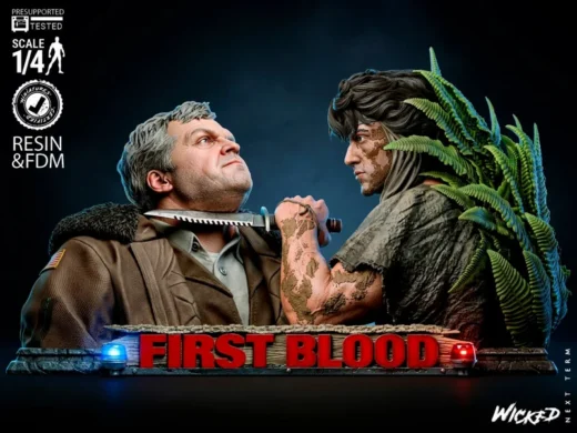 First Blood Diorama Bust — Rambo 3D model