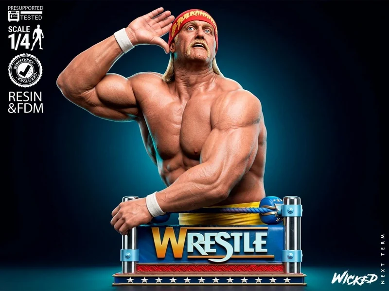 Hulk Hogan Bust — WWE 3D model