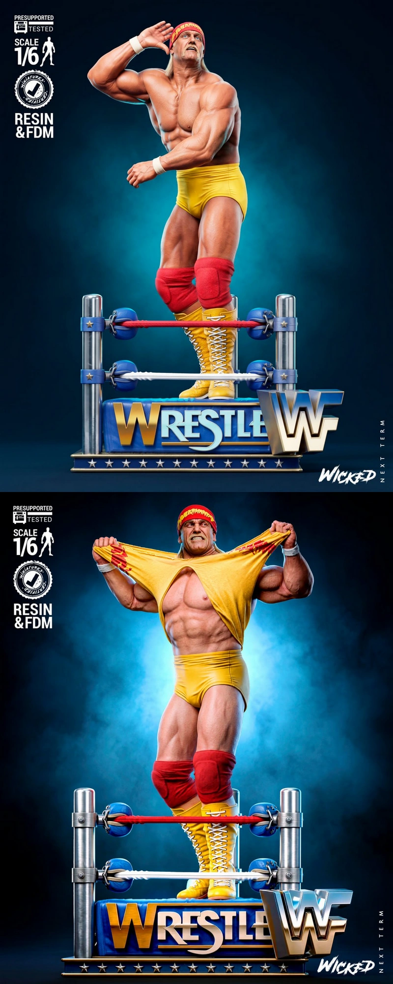 Hulk Hogan Sculpture — WWE 3D model