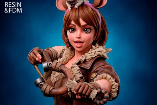 Squirrel Girl Bust — Marvel 3D model