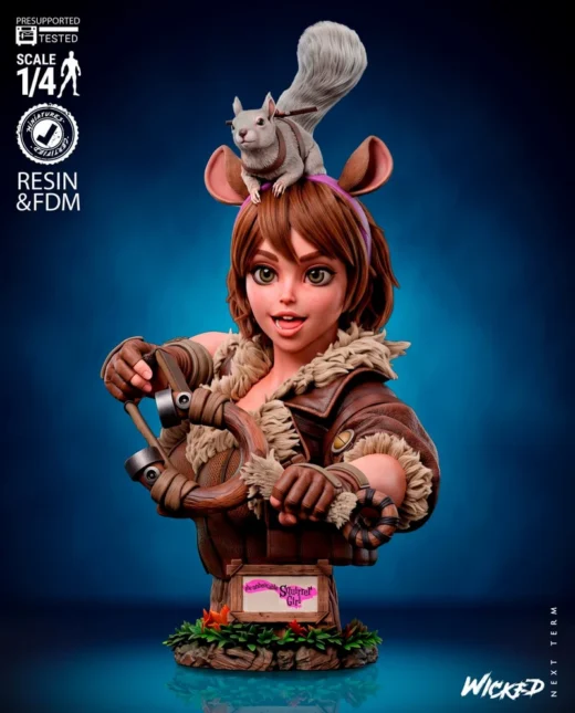Squirrel Girl Bust — Marvel 3D model