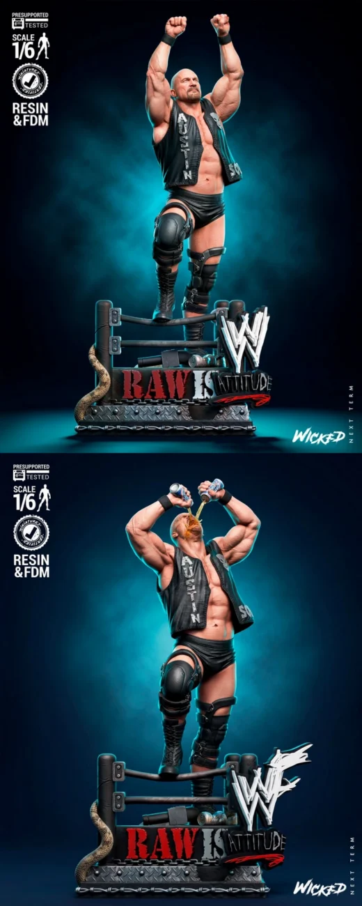 Steve Austin Sculpture — WWE 3D model