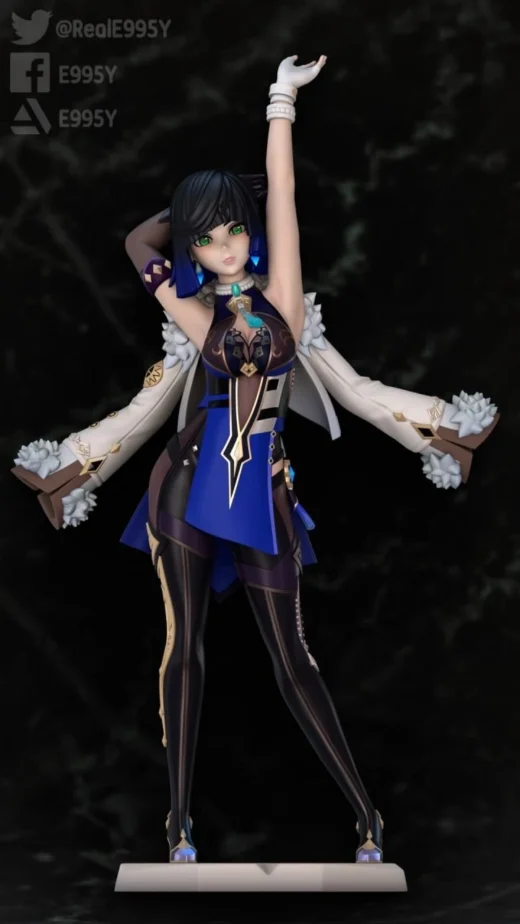Yelan — Genshin Impact 3D model