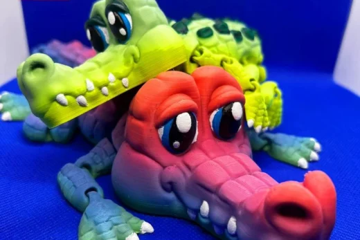 Articulated Crocodile — Original Design 3D model