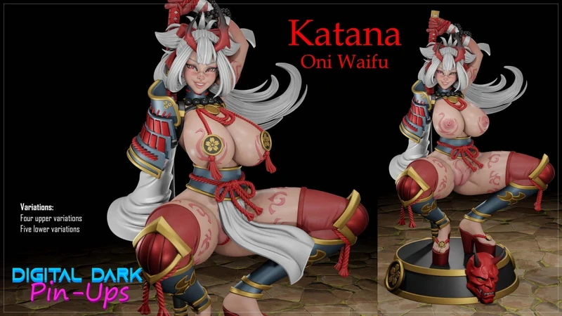 Katana Oni — Original Character 3D model