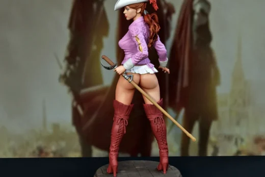 Musketeer Woman — Original Character 3D model