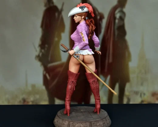 Musketeer Woman — Original Character 3D model