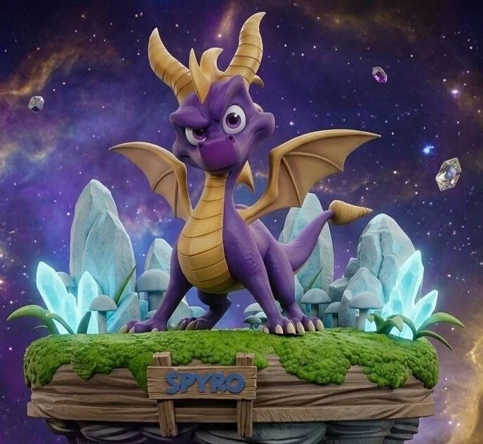 Spyro the Dragon Diorama — Spyro 3D model